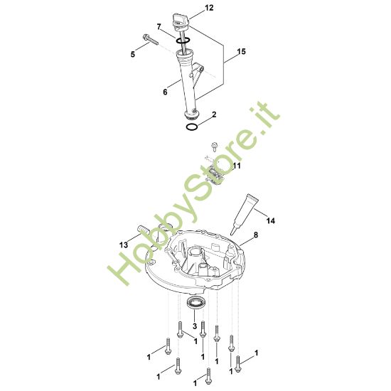 Picture of K - Sistema di lubrificazione, coppa dell'olio HD775 (HD775-3024)
